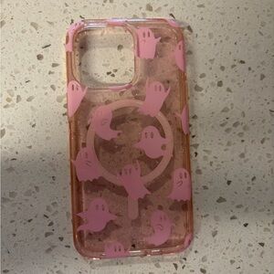 Velvet Caviar Pink Ghost Pattern Phone Case